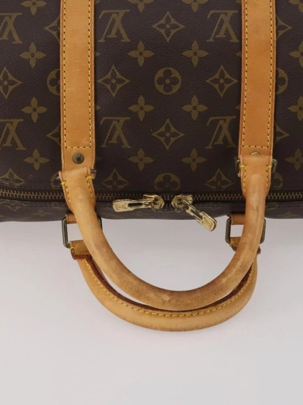LOUIS VUITTON Monogram Keepall 50 Boston Bag M41426 LV - Picture 9 of 15